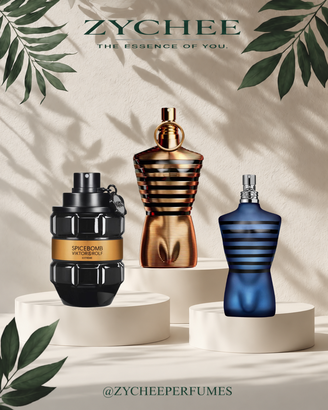 Winter Night Bundle - Viktor and Rolf Spicebomb Extreme, Jean Paul Gaultier Le Male Elixir and Ultra Male